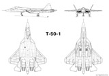 PAK-FA F-22 comparison